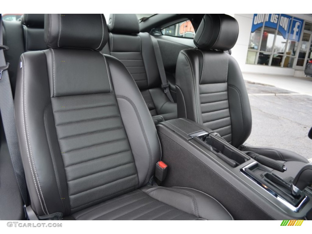 2014 Ford Mustang V6 Premium Coupe Front Seat Photo #77649186