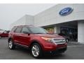 2013 Ruby Red Metallic Ford Explorer XLT  photo #1