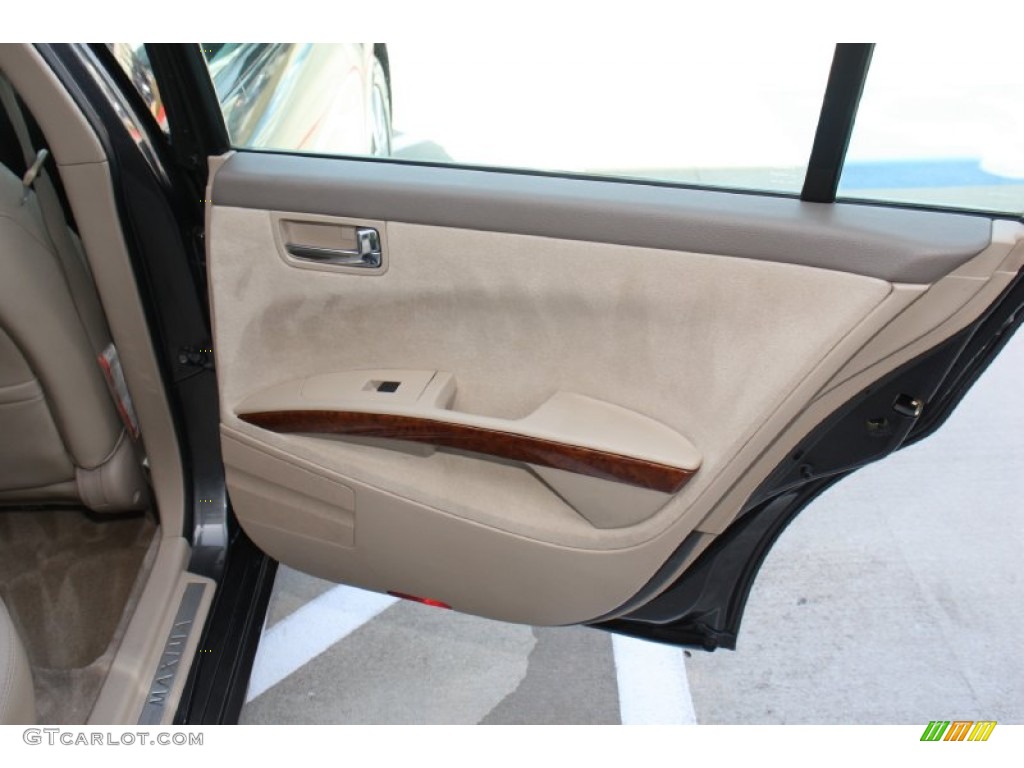 2005 Nissan Maxima 3.5 SL Cafe Latte Door Panel Photo #77649915