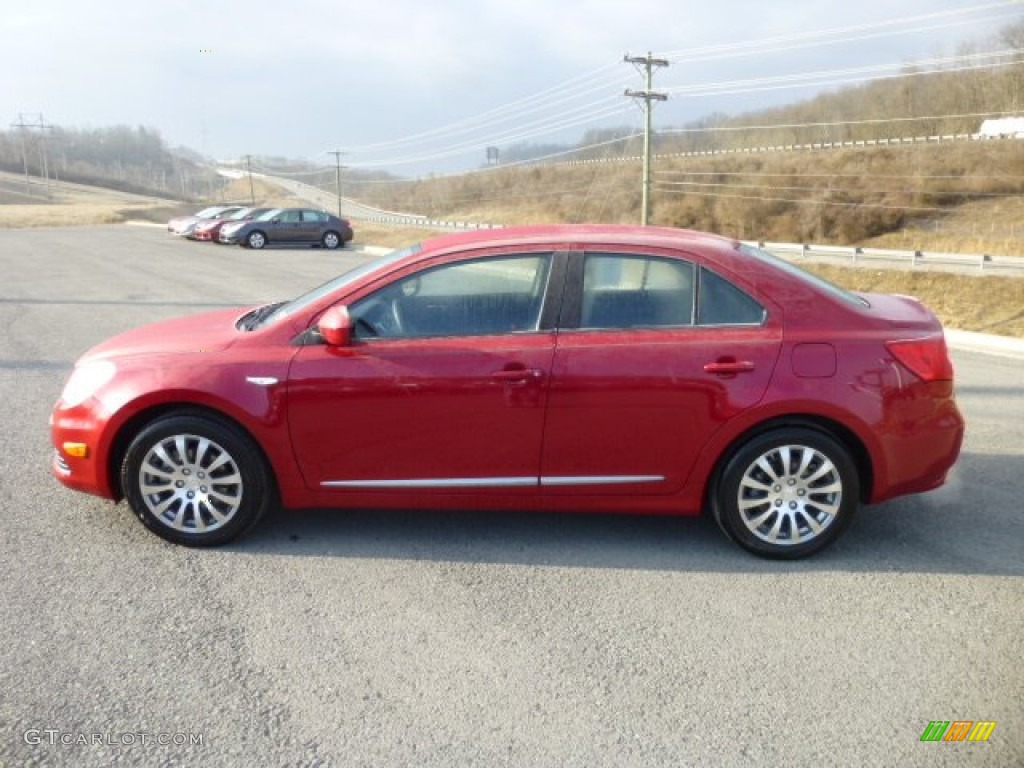 Ablaze Red Metallic 2013 Suzuki Kizashi SE AWD Exterior Photo #77650500