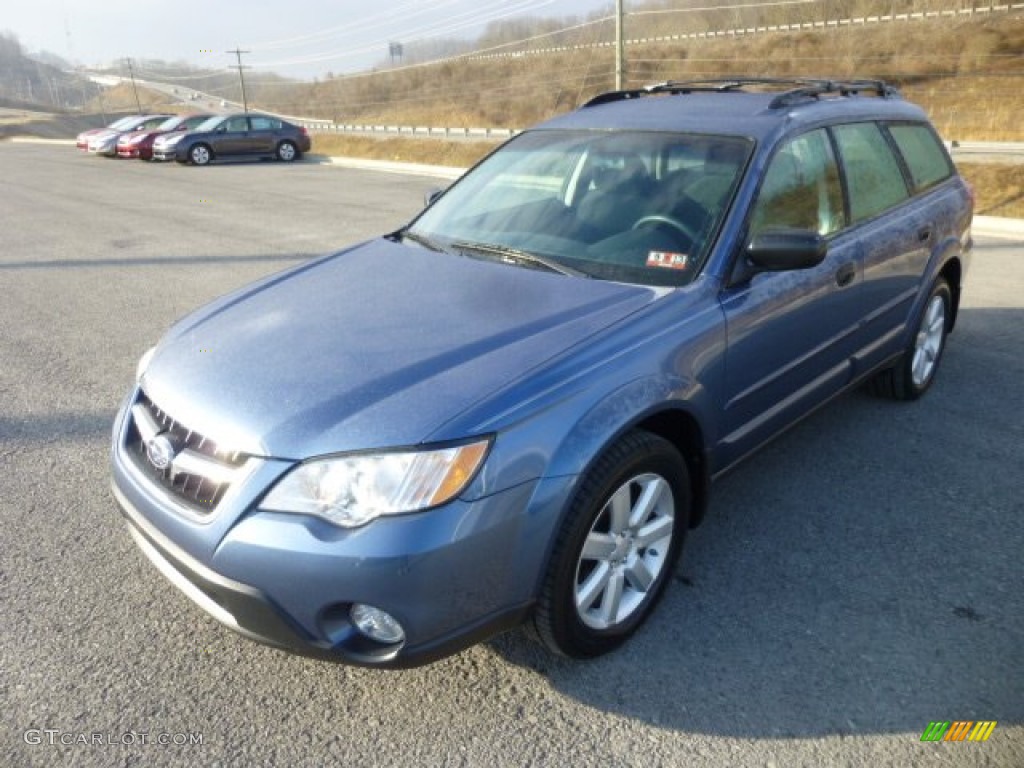 Newport Blue Pearl 2008 Subaru Outback 2.5i Wagon Exterior Photo #77650884