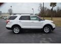 White Platinum Tri-Coat 2013 Ford Explorer XLT 4WD Exterior