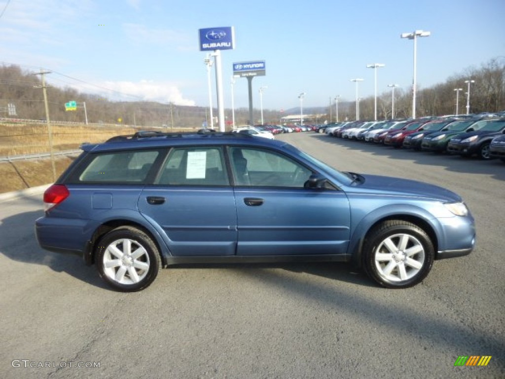 Newport Blue Pearl 2008 Subaru Outback 2.5i Wagon Exterior Photo #77650977