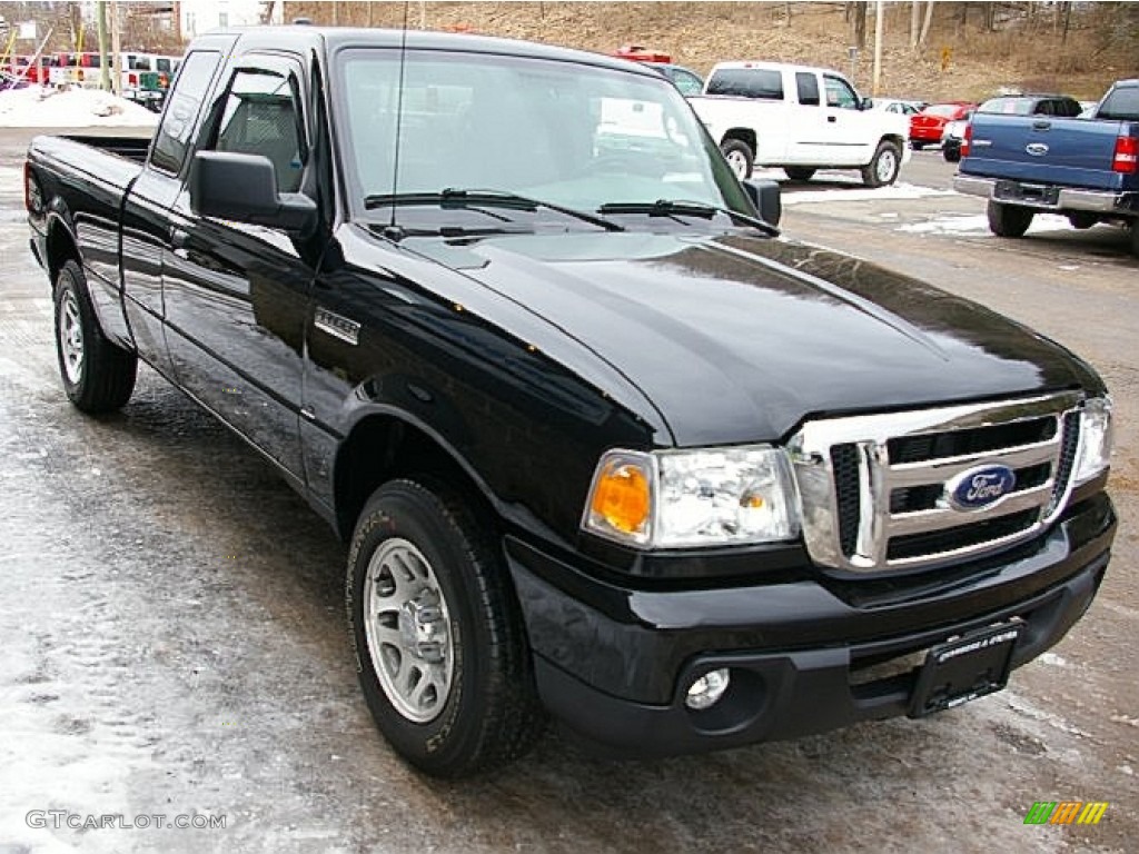 Black 2011 Ford Ranger XLT SuperCab Exterior Photo #77651124