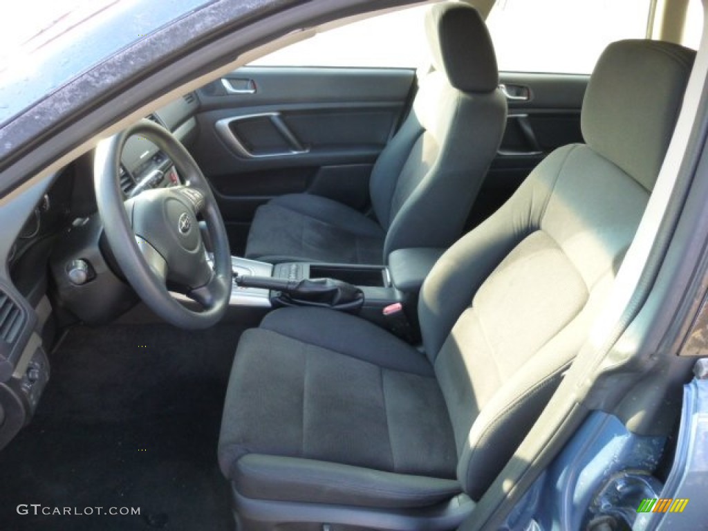 Off Black Interior 2008 Subaru Outback 2.5i Wagon Photo #77651130