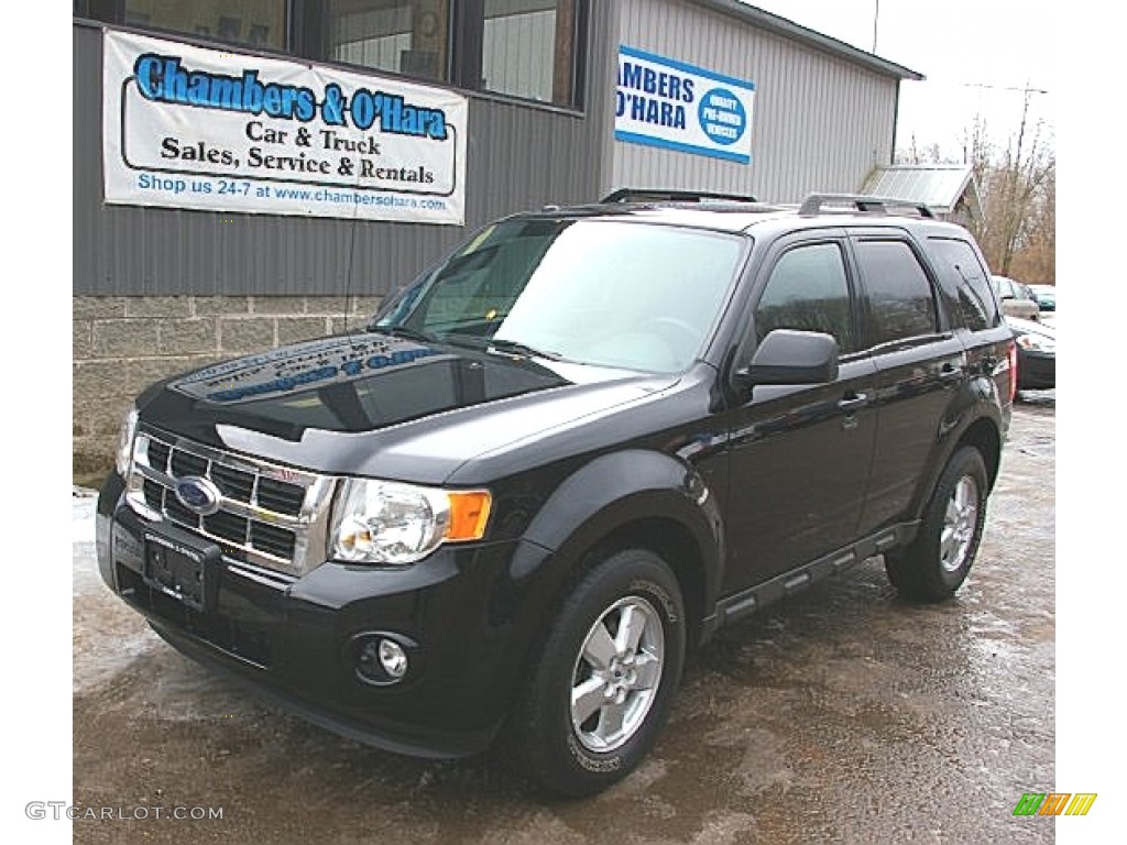 2009 Escape XLT V6 4WD - Black / Charcoal photo #1