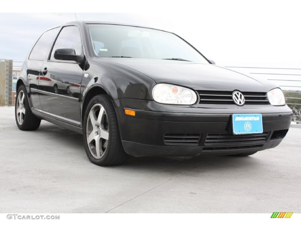 2003 GTI 1.8T - Black / Black/Red photo #1
