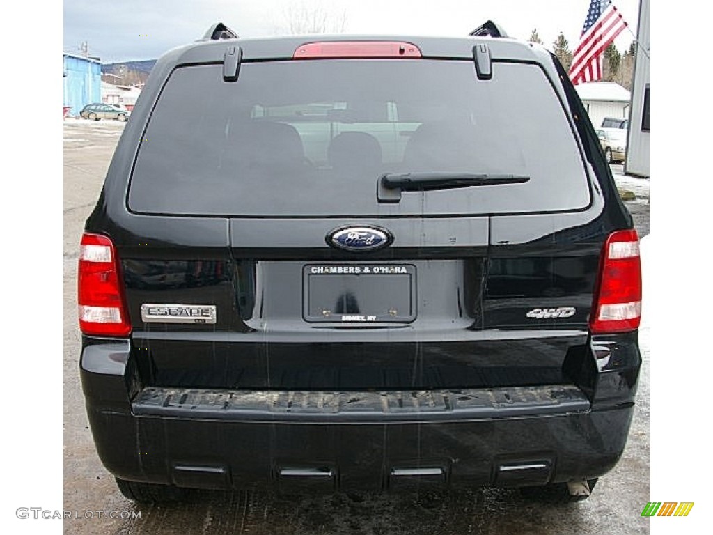 2009 Escape XLT V6 4WD - Black / Charcoal photo #7