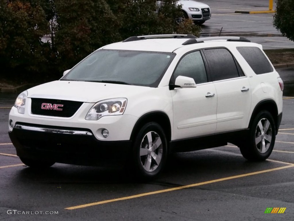 2012 Acadia SLT - Summit White / Ebony photo #1