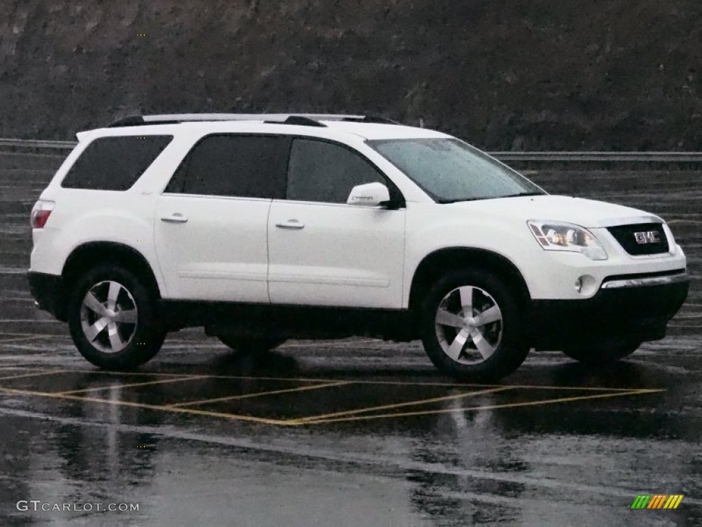Summit White 2012 GMC Acadia SLT Exterior Photo #77651660