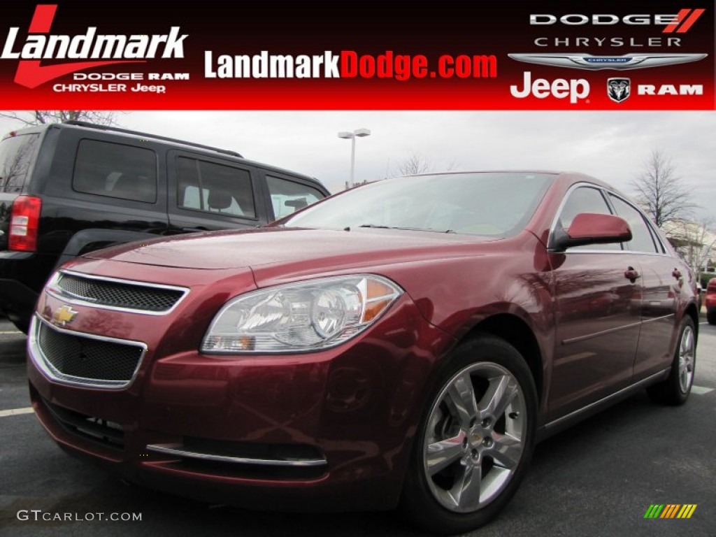 2010 Malibu LT Sedan - Red Jewel Tintcoat / Ebony photo #1