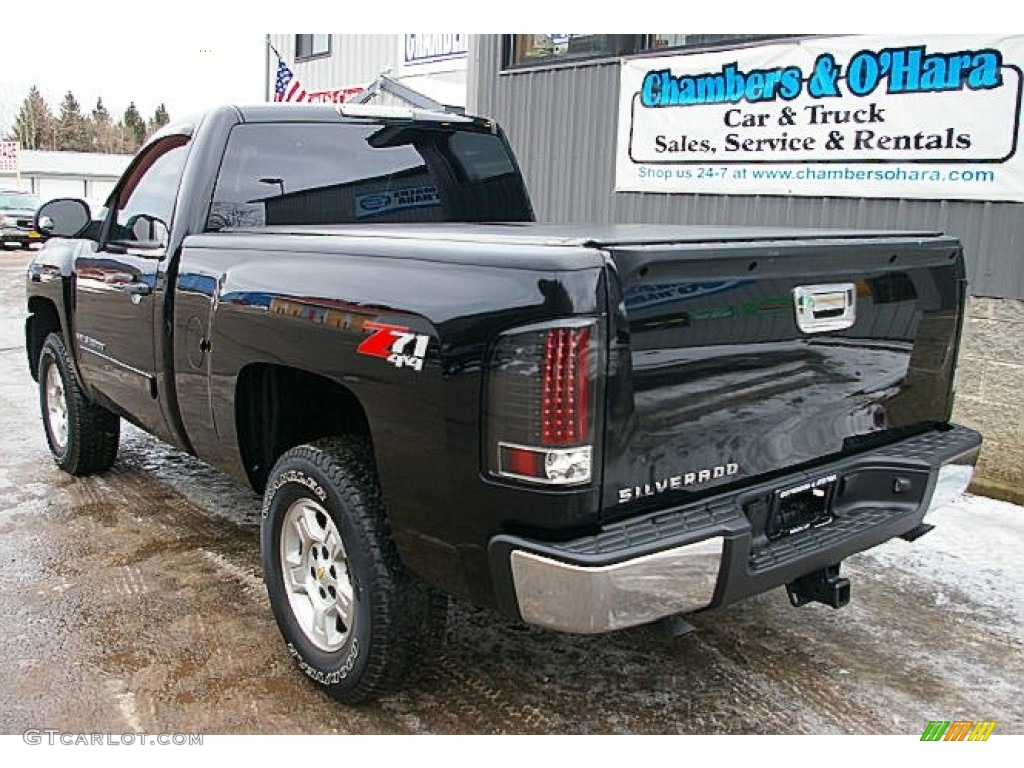 2008 Silverado 1500 Z71 Regular Cab 4x4 - Black / Ebony photo #6