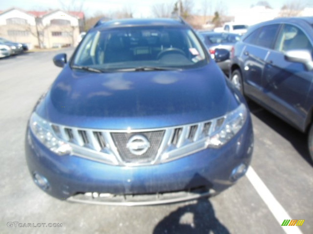 2009 Murano LE AWD - Deep Sapphire Metallic / Black photo #2