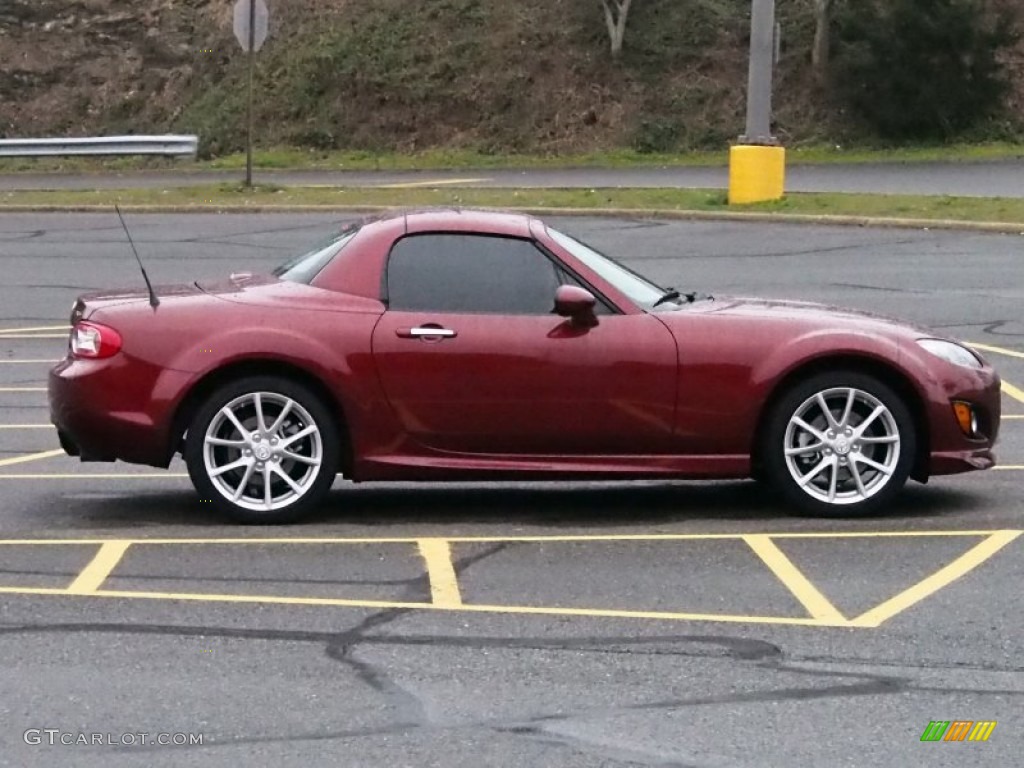 2012 MX-5 Miata Touring Hard Top Roadster - Copper Red Mica / Black photo #7