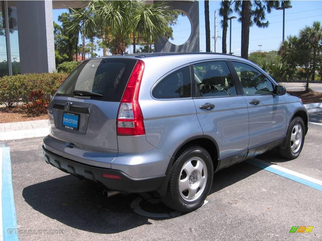 2007 CR-V LX - Glacier Blue Metallic / Gray photo #3