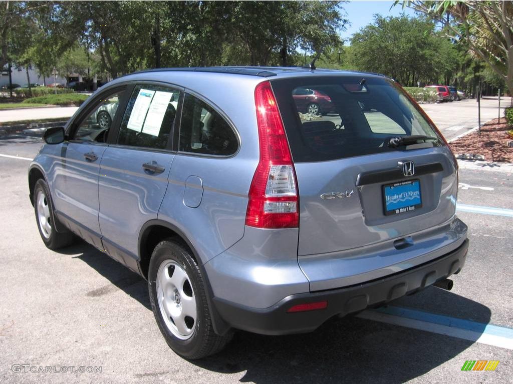 2007 CR-V LX - Glacier Blue Metallic / Gray photo #6