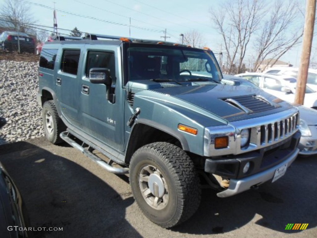 2008 H2 SUV - Slate Blue Metallic / Ebony Black photo #1