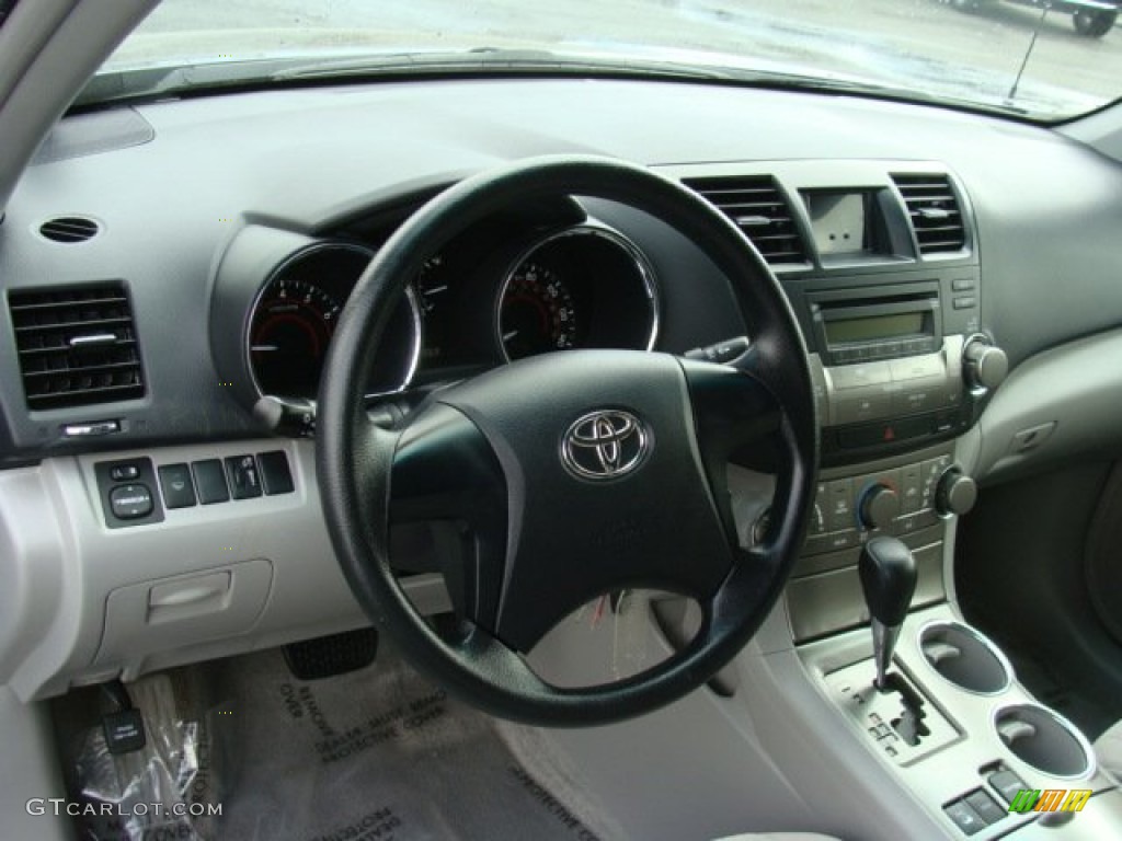 2010 Toyota Highlander V6 4WD Ash Dashboard Photo #77654235
