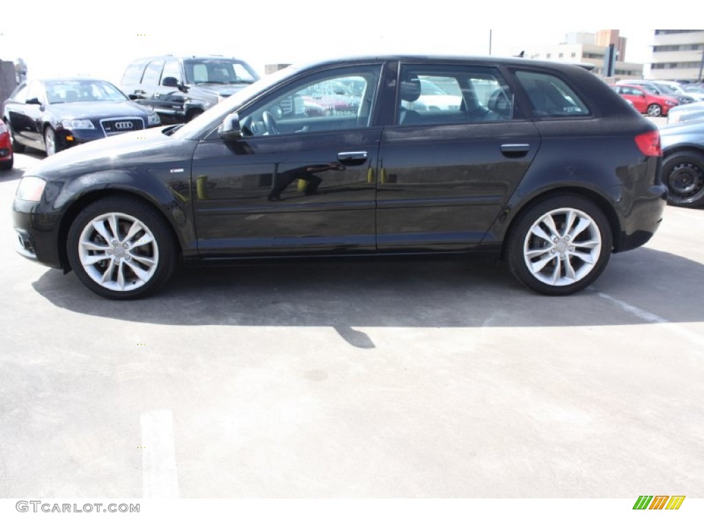 Brilliant Black 2012 Audi A3 2.0T Exterior Photo #77654510