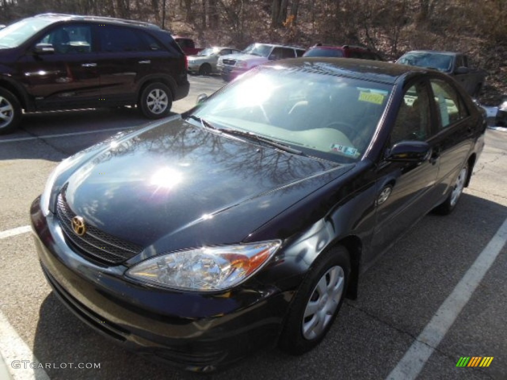 2003 Camry LE - Black / Dark Charcoal photo #3