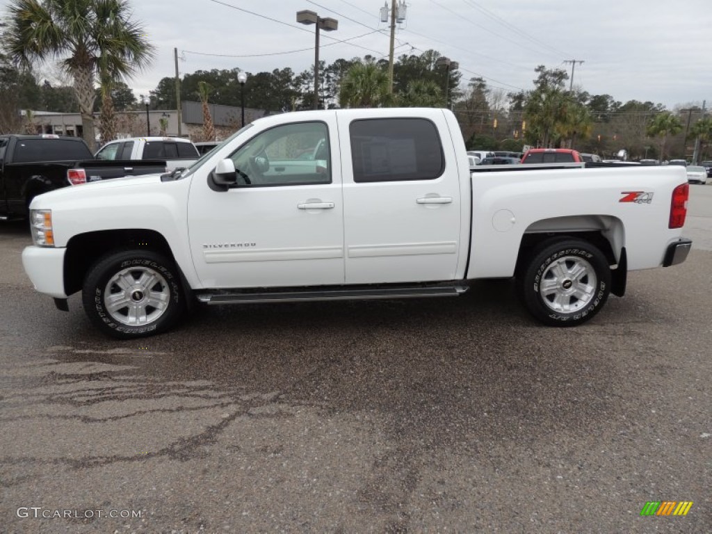 Summit White 2010 Chevrolet Silverado 1500 LTZ Crew Cab 4x4 Exterior Photo #77654910