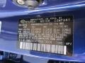 TGY: Iris Blue 2013 Hyundai Tucson Limited AWD Color Code