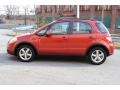 2008 Cherry Red Metallic Suzuki SX4 Crossover AWD  photo #9