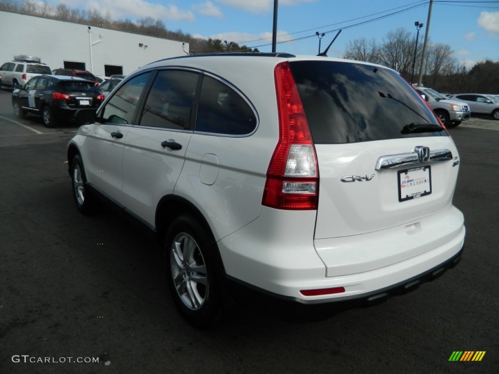 2010 CR-V EX AWD - Taffeta White / Gray photo #3