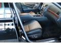 2012 Lexus LS Black/Saddle Tan/Matte Dark Brown Ash Interior Front Seat Photo