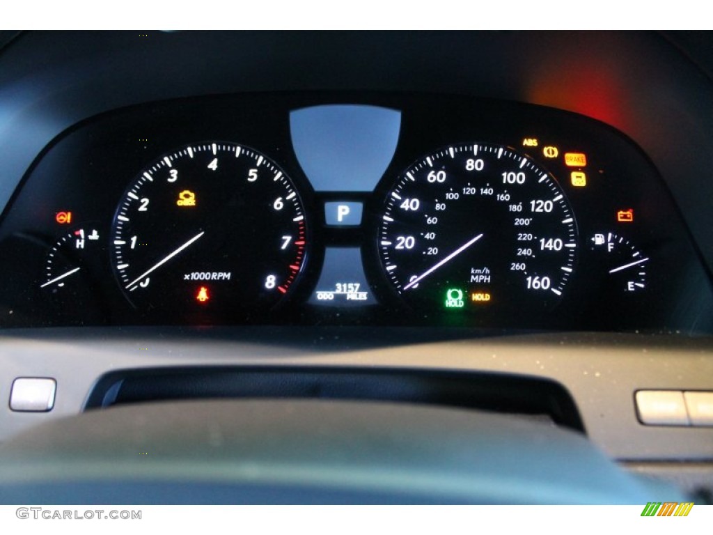 2012 Lexus LS 460 Gauges Photo #77656990