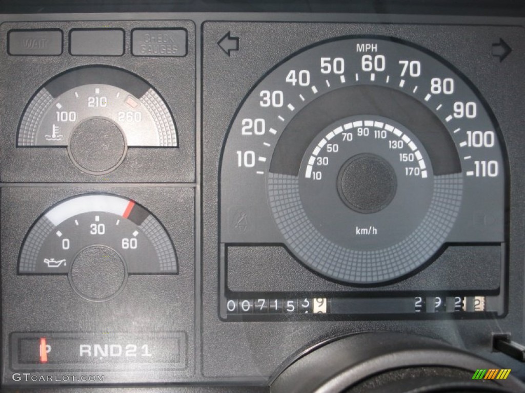 1990 Chevrolet C/K C1500 454 SS Gauges Photos