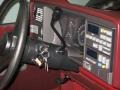 1990 Chevrolet C/K Red Interior Controls Photo