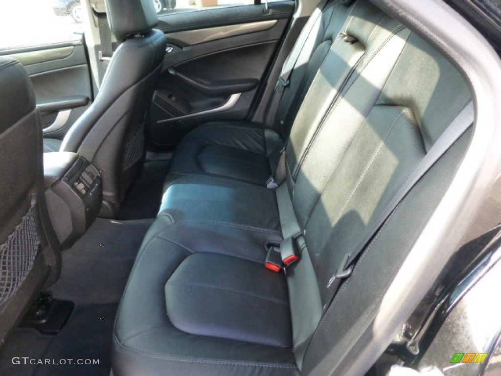 Ebony Interior 2011 Cadillac CTS 4 3.0 AWD Sedan Photo #77657923