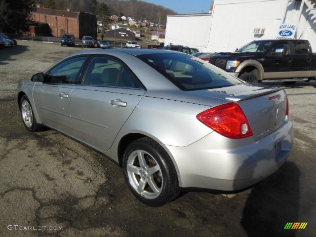 Liquid Silver Metallic 2007 Pontiac G6 V6 Sedan Exterior Photo #77658762