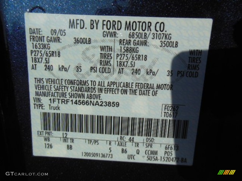 2006 Ford F150 FX4 Regular Cab 4x4 L2 Photo #77659255