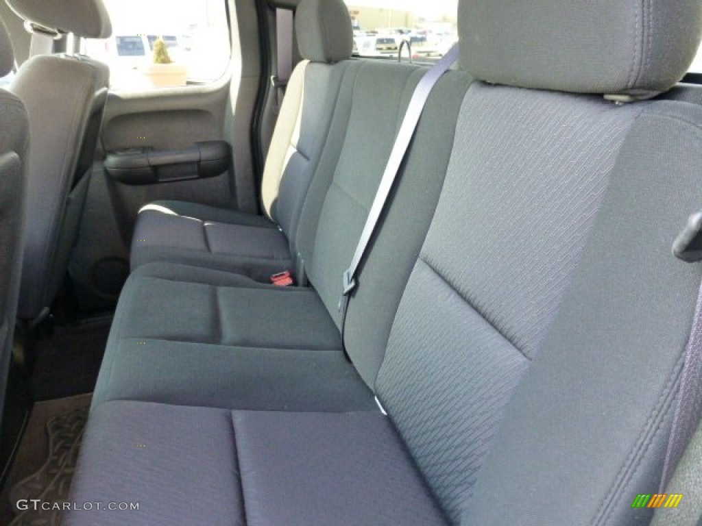 Ebony Interior 2011 Chevrolet Silverado 1500 LT Extended Cab 4x4 Photo #77659841