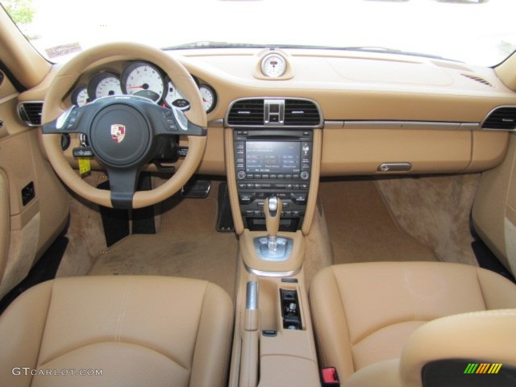2011 Porsche 911 Targa 4S Sand Beige Dashboard Photo #77660026