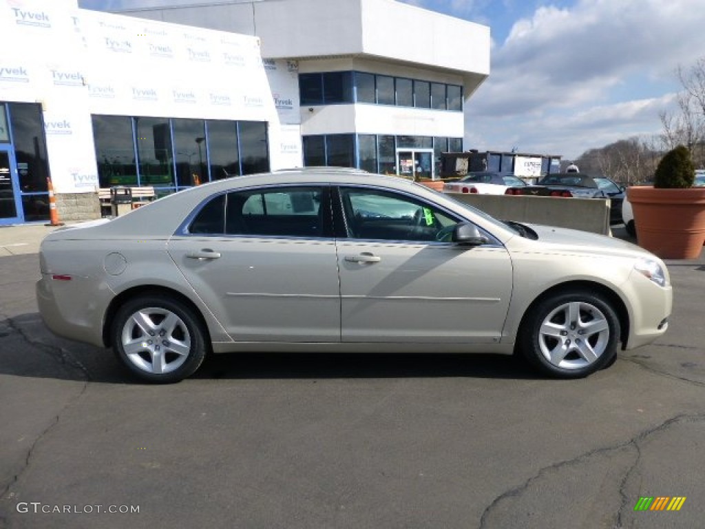 2010 Malibu LS Sedan - Gold Mist Metallic / Cocoa/Cashmere photo #2