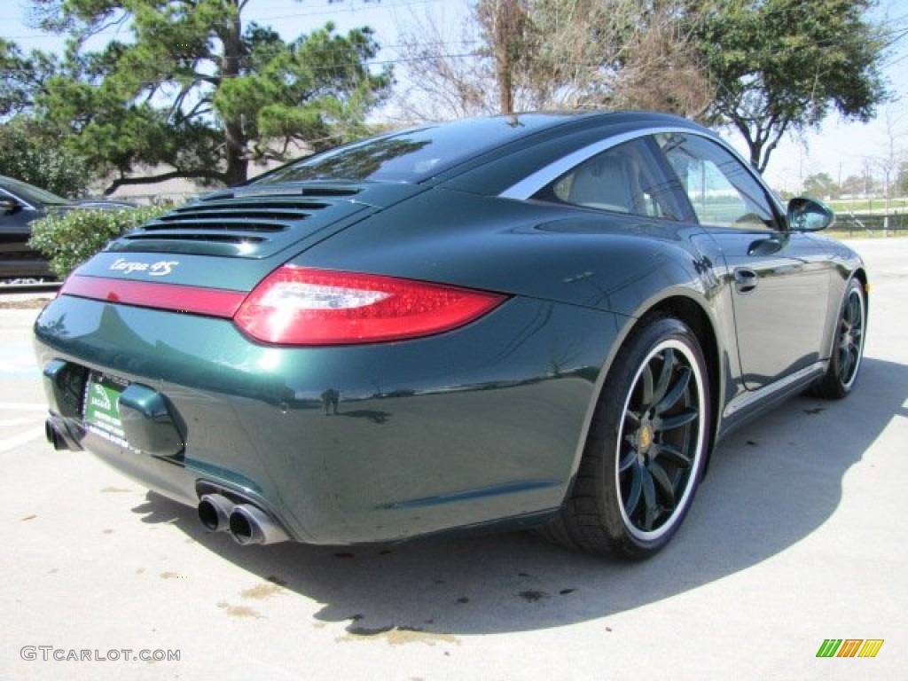 Porsche Racing Green Metallic 2011 Porsche 911 Targa 4S Exterior Photo #77660174