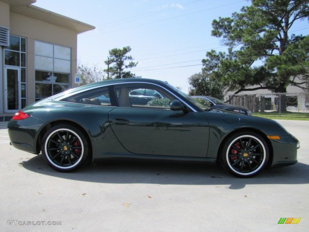 Porsche Racing Green Metallic 2011 Porsche 911 Targa 4S Exterior Photo #77660196