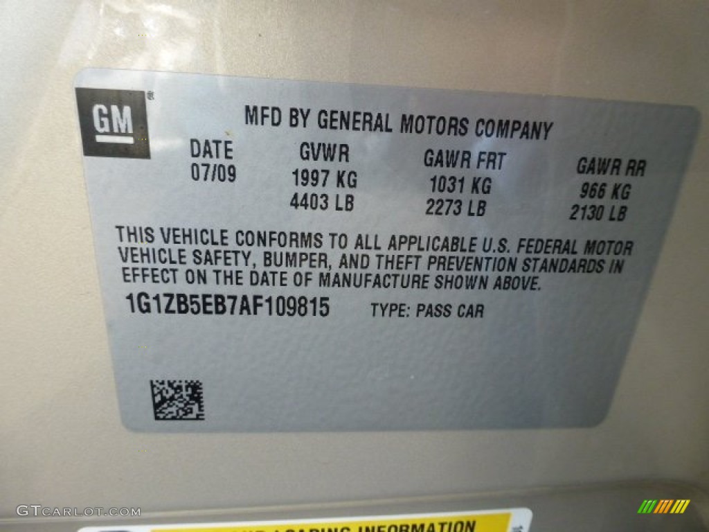 2010 Malibu LS Sedan - Gold Mist Metallic / Cocoa/Cashmere photo #19