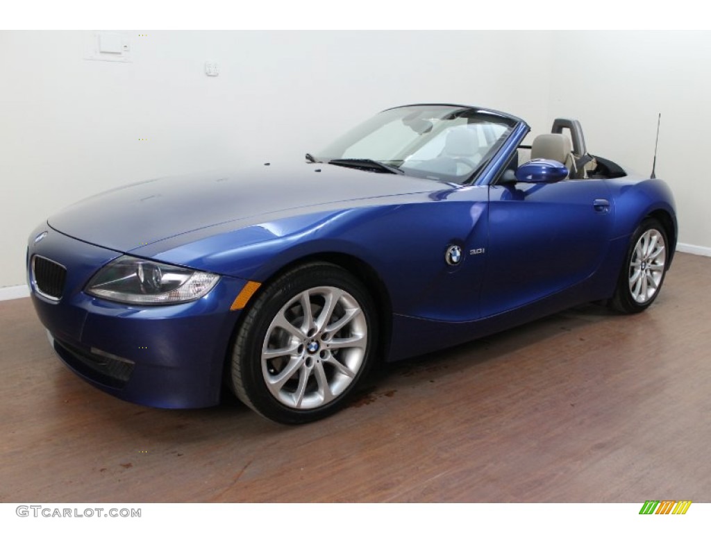 Montego Blue Metallic 2006 BMW Z4 3.0i Roadster Exterior Photo #77660772