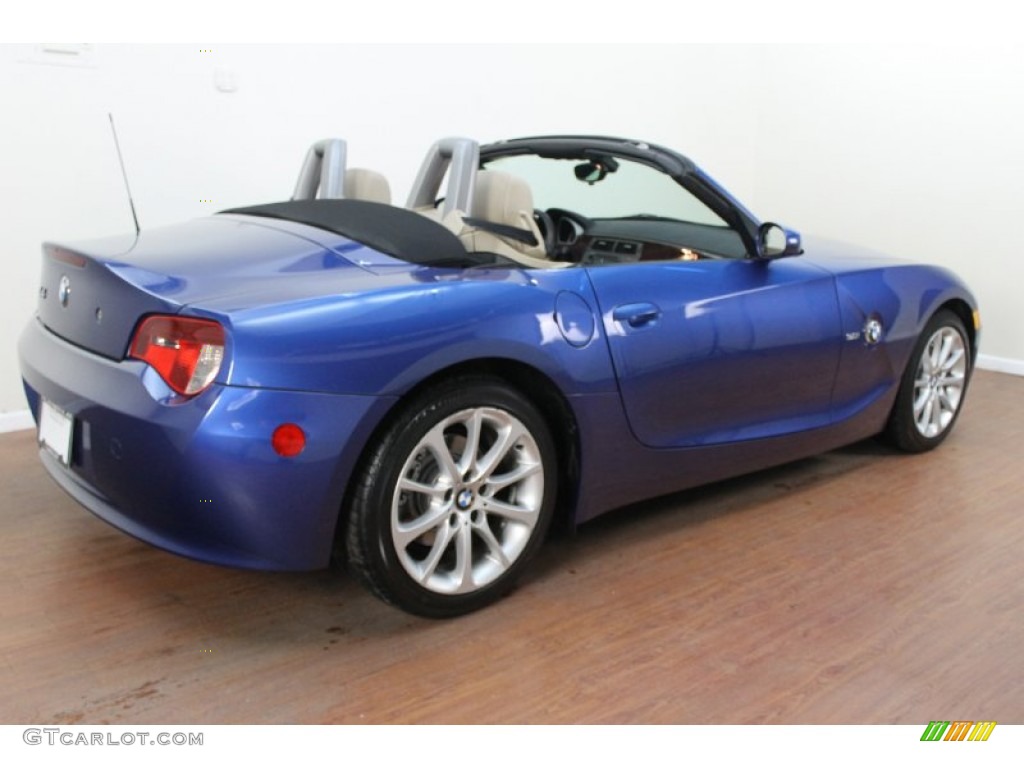 Montego Blue Metallic 2006 BMW Z4 3.0i Roadster Exterior Photo #77660859