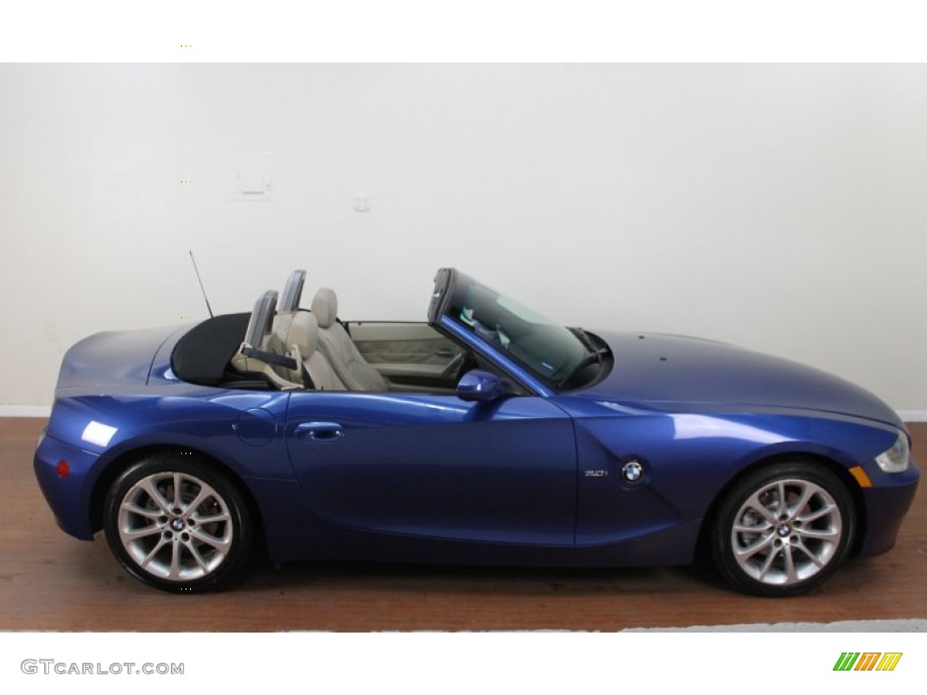 Montego Blue Metallic 2006 BMW Z4 3.0i Roadster Exterior Photo #77660925