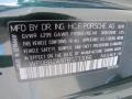 2011 Porsche 911 Targa 4S Info Tag