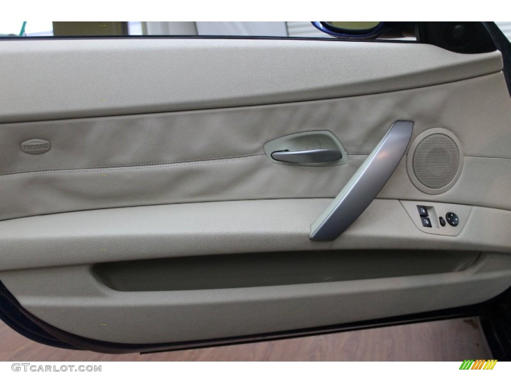 2006 BMW Z4 3.0i Roadster Beige Door Panel Photo #77661278