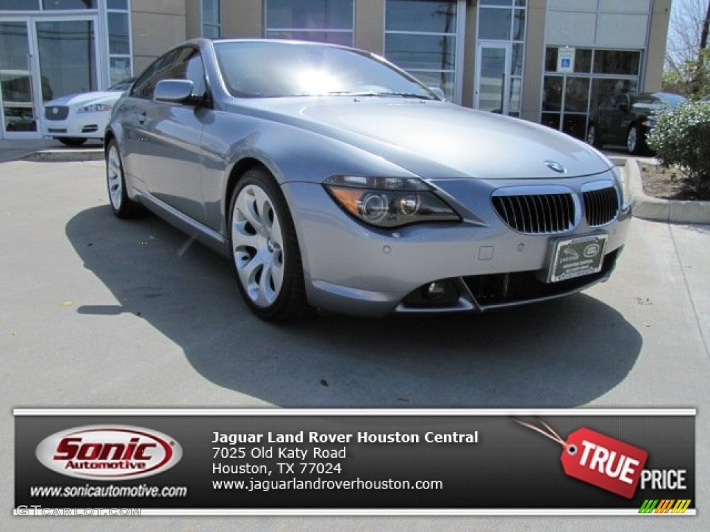 2005 6 Series 645i Coupe - Silver Grey Metallic / Cream Beige photo #1