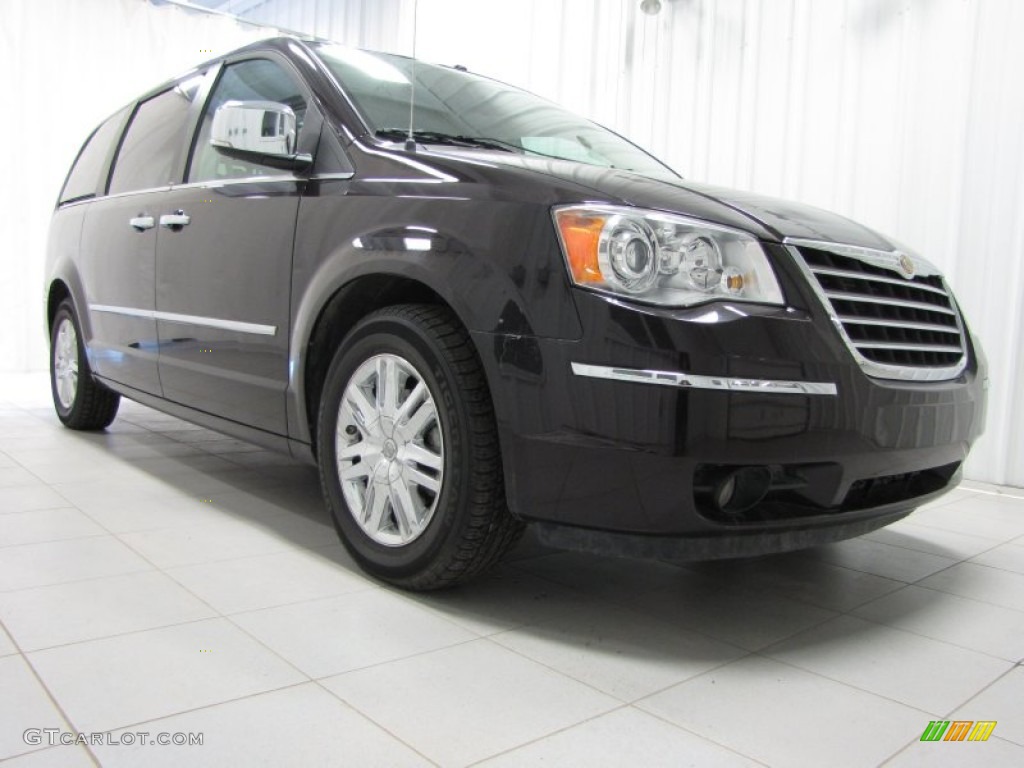 2010 Town & Country Limited - Dark Cordovan Pearl / Medium Slate Gray/Light Shale photo #1