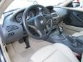 Cream Beige Prime Interior Photo for 2005 BMW 6 Series #77662320