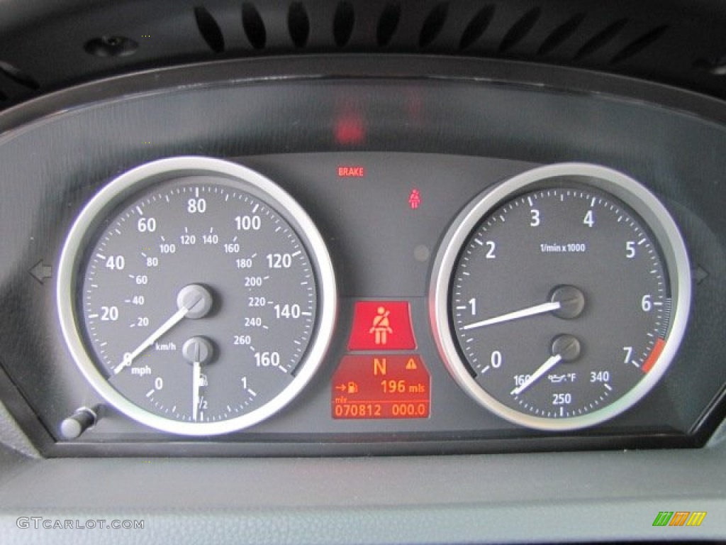 2005 BMW 6 Series 645i Coupe Gauges Photo #77662404